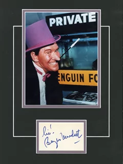 Burgess Meredith autograph