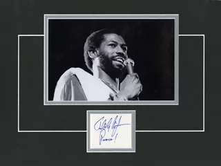 Teddy Pendergrass autograph