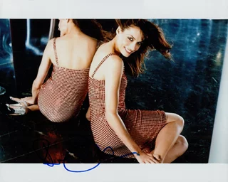 Famke Janssen autograph