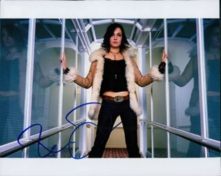 Famke Janssen autograph