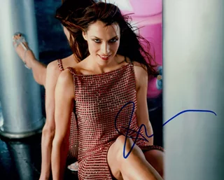 Famke Janssen autograph