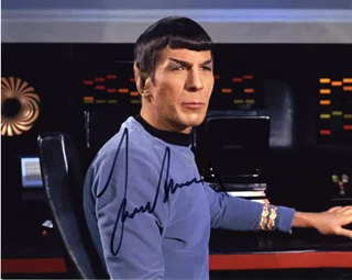 Leonard Nimoy autograph