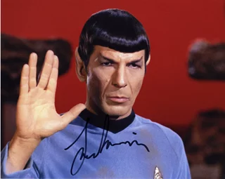 Leonard Nimoy autograph