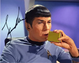 Leonard Nimoy autograph
