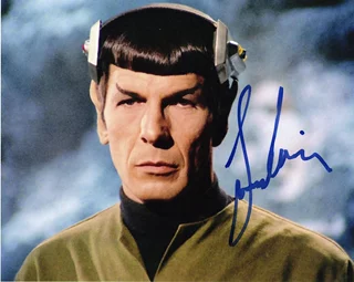 Leonard Nimoy autograph