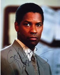 Denzel Washington autograph