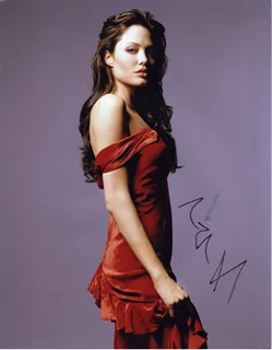 Angelina Jolie autograph