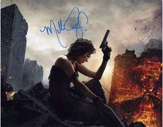 Milla Jovovich autograph