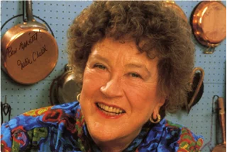 Julia Child autograph