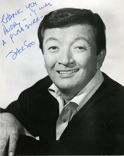 Jack Soo autograph