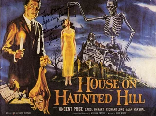 Vincent Price autograph