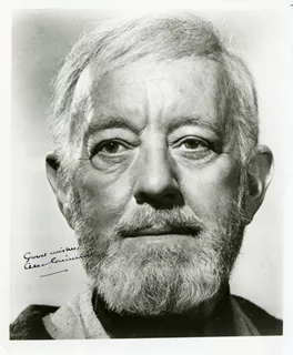 Alec Guinness autograph