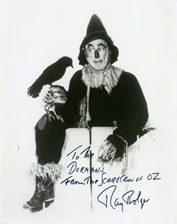 Ray Bolger autograph
