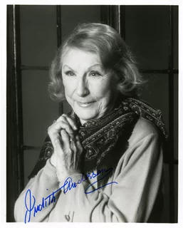 Judith Anderson autograph