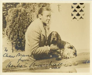 Herbert Marshall autograph