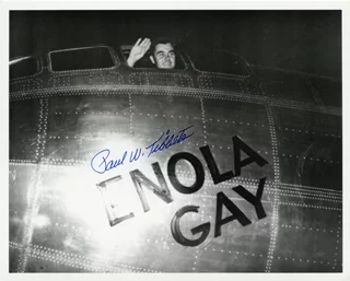 Paul W. Tibbets autograph