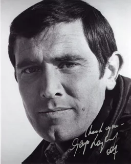 George Lazenby autograph