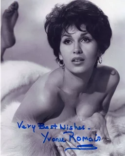Yvonne Romain autograph