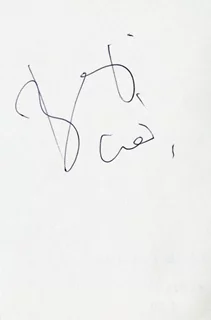Roberto Benigni autograph