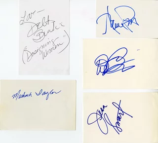 Designing Women autograph