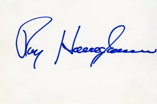 Ray Harryhausen autograph