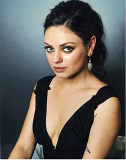 Mila Kunis autograph