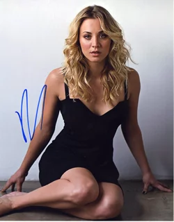 Kaley Cuoco autograph