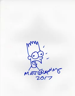 Matt Groening autograph