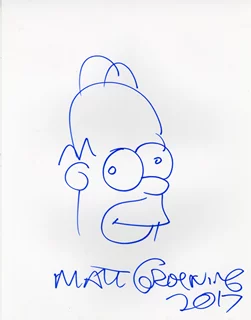 Matt Groening autograph