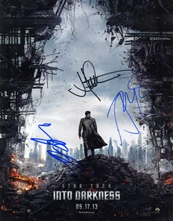 Star Trek Into Darkness autograph
