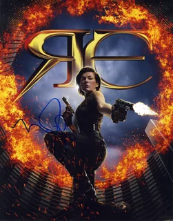 Milla Jovovich autograph