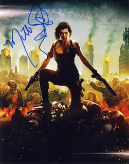 Milla Jovovich autograph