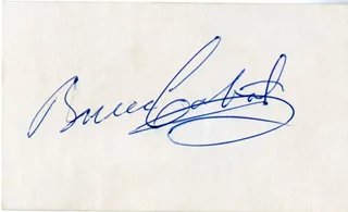 Bruce Cabot autograph