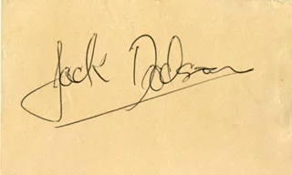Jack Dodson autograph