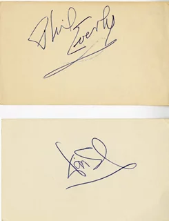 The Everly Brothers autograph