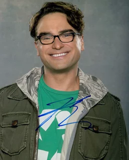 Johnny Galecki autograph