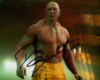 Dave Bautista autograph