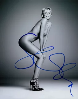 Sharon Stone autograph