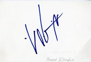 Vincent D'Onofrio autograph