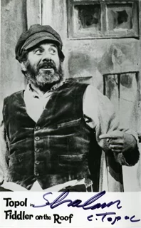 Chaim Topol autograph