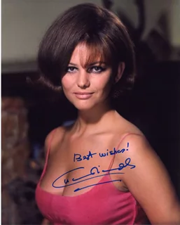 Claudia Cardinale autograph