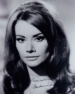 Claudine Auger autograph