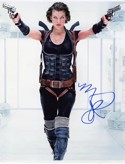 Milla Jovovich autograph
