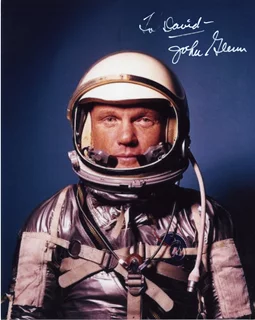 John Glenn autograph