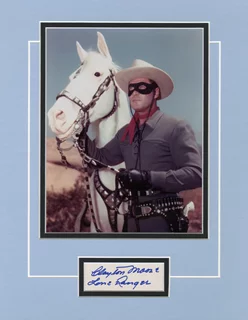 Clayton Moore autograph