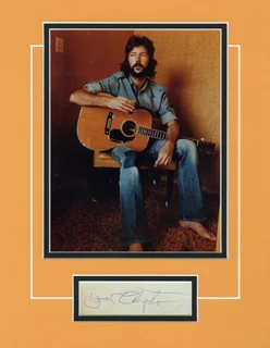 Eric Clapton autograph