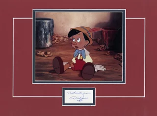 Pinocchio autograph