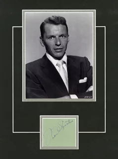 Frank Sinatra autograph
