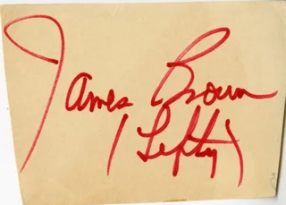 James Brown autograph