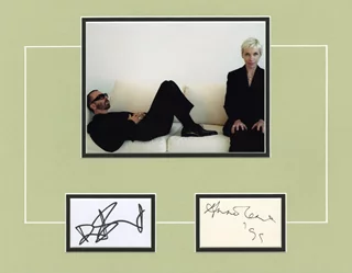 The Eurythmics autograph